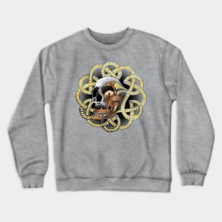 Bio-Mechanical Skull Knot Crewneck Sweatshirt